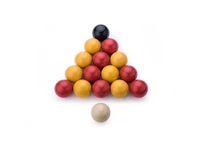 1001jouetsfr – Lote de 16 bolas de billar (57 mm, resina – Billar inglés – 8 Pool