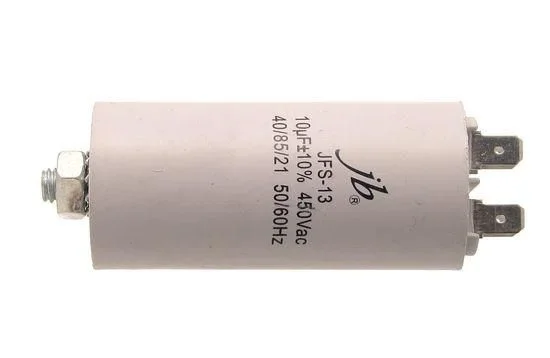 10uF 450Vac Condensador Trabajo Motor FASTON Y M8