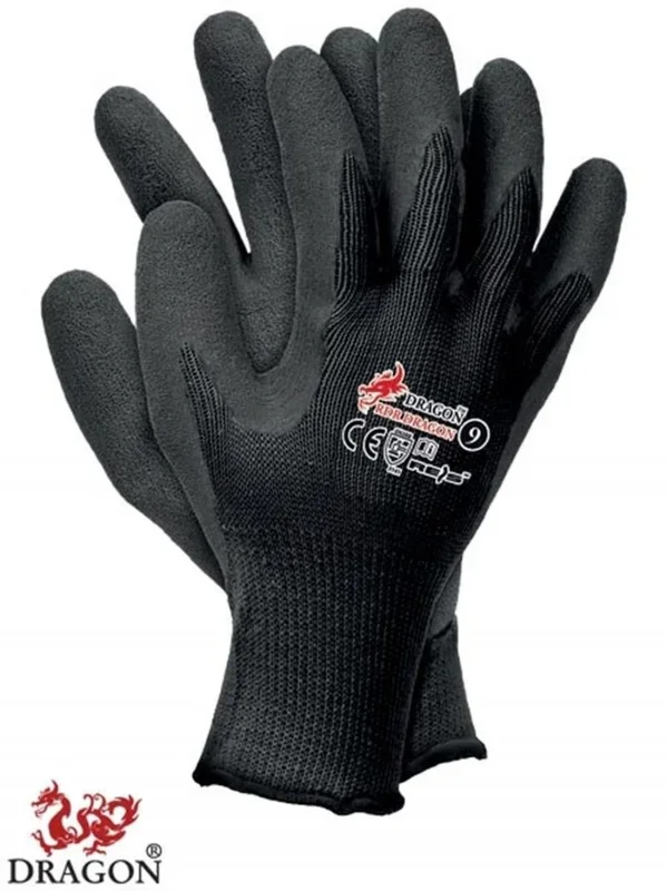 12 pares Guantes de trabajo Guantes montaje Guantes Guantes de protección de tejido de punto, revestimiento Talla 11