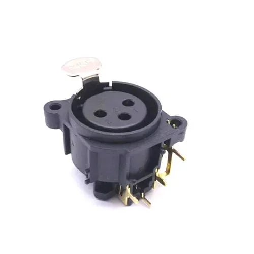20 Pcs Tres Núcleos XLR Socket Tarjeta Audio Equilibrada Dragon Enchufe Macho y Hembra (Enchufe Hembra)