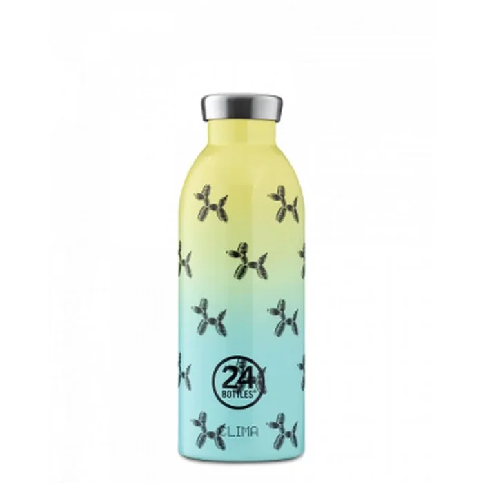 24Bottles Clima Bottle 500ml Palm Vibe Botella, Adultos Unisex, Multicolor, 500 ml