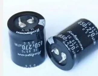 270uF 450Vdc Condensador Electrolitico 35x35mm 2Pin