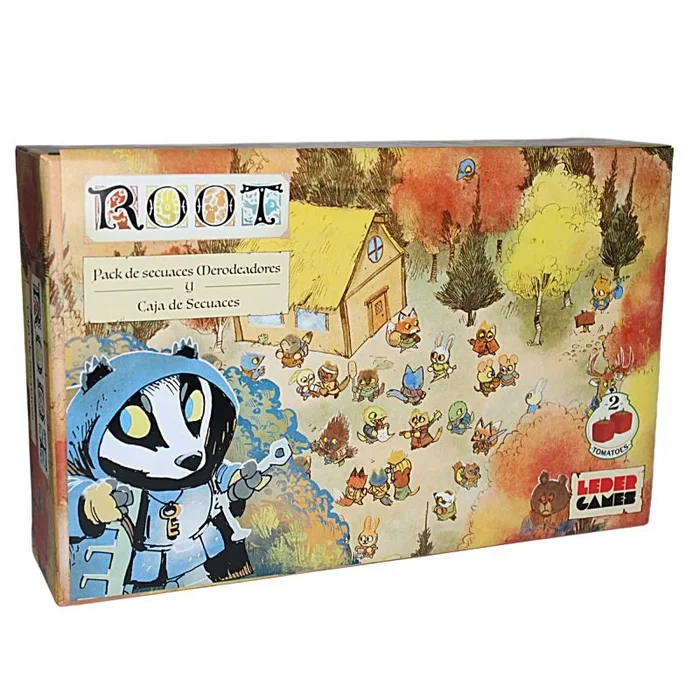 2Tomatoes Games | Root: Secuaces Merodeadores | Juego de Mesa con Tablero | Gestión de Mano | de 2-4 Jugadores | Idioma: Español | Temática: Animales
