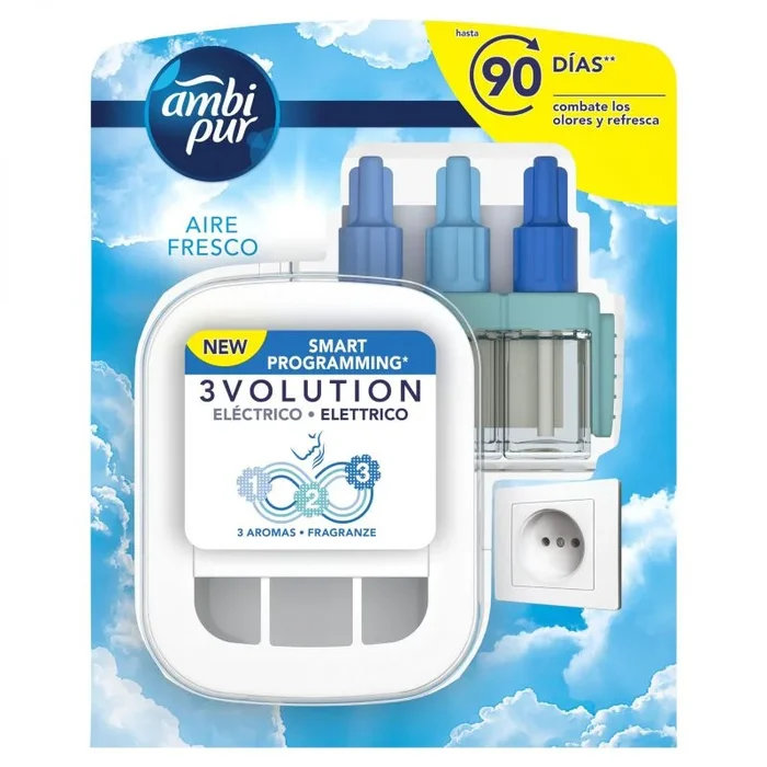 3volution ambientador aparato + recambio #sky 21 ml