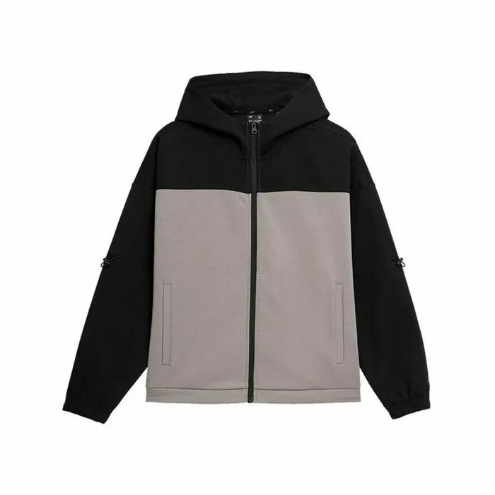 4F H4Z22-BLD018 Sweatshirt, Warm Light Grey, L para Mujer