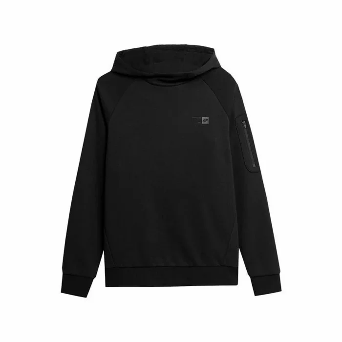 4F H4Z22-BLM022 Sweatshirt, Deep Black, S para Hombre