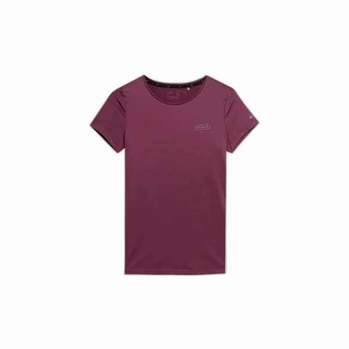 4F Tshirt FNK F194, Dark Pink, S para Mujer