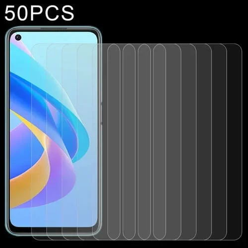 50 PCs 0.26mm 9H 2.5D Película de Vidrio Templado para Oppo A76