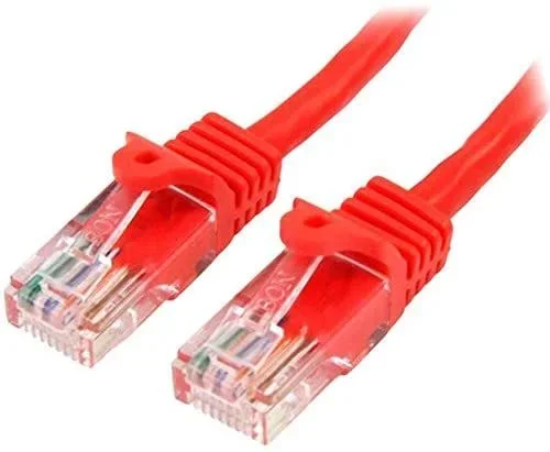 – cable de red de 7m rojo cat5e ethernet rj45 sin enganches – latiguillo snagless,garantia lifetime