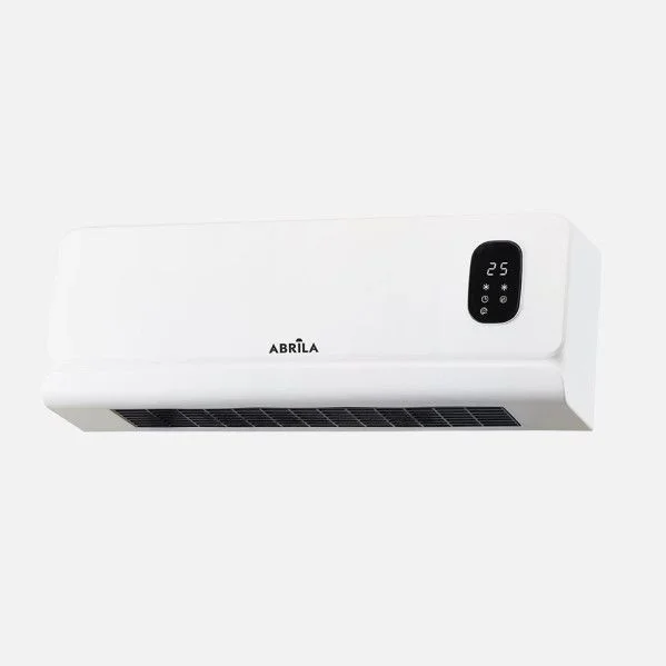 ABRILA – Taxus – Split Cerámico PTC Blanco 2000W | 2 Potencias | Display | Remoto | Temporizador | Seguridad | Blanco