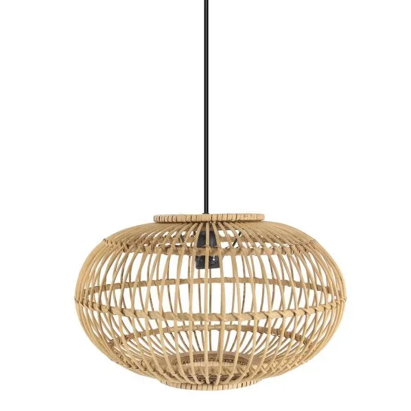 ABRILA Colgante De Bambu Modelo Viseu Beige 1 Luz