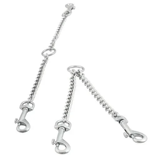 Accesorio para llevar dos perros con la misma correa, de Acero disponible en varias opciones