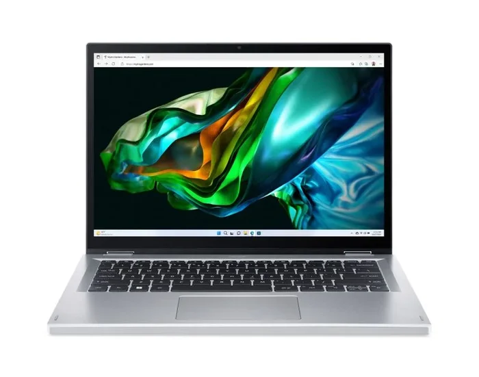 Acer Aspire 3 Spin 14 A3SP14-31PT-32M6 Intel Core i3 N-series i3-N305 Híbrido (2-en-1) 35,6 cm (14″) Pantalla táctil WUXGA 8 GB LPDDR5-SDRAM 256 GB SSD Wi-Fi 6 (802.11ax) Windows 11 Home in S mode Plata