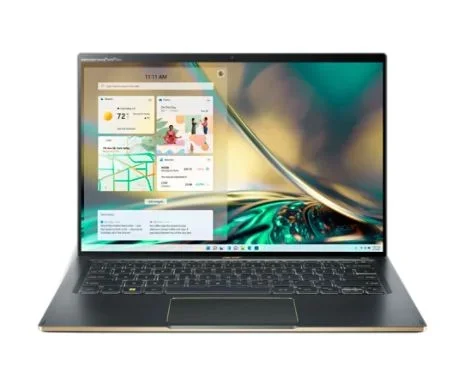 Acer Swift 5 SF514-56T-51YR Portátil 35,6 cm (14″) Pantalla táctil WUXGA Intel® Core™ i5 i5-1240P 16 GB LPDDR5-SDRAM 512 GB SSD Wi-Fi 6 (802.11ax) Windows 11 Home Verde