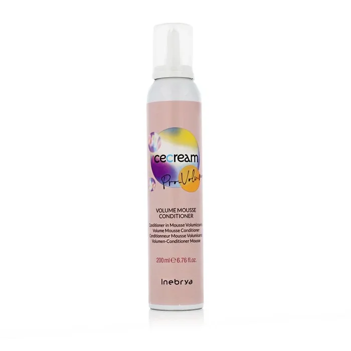 Acondicionador inebrya ice cream pro-volume mousse 200 ml