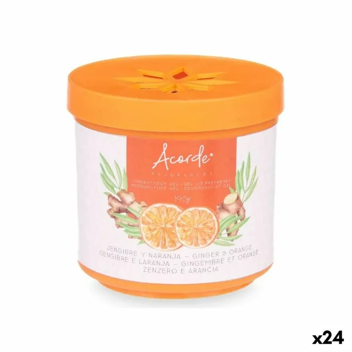 Acorde Ambientador Naranja Jengibre 190 g (24 Unidades)