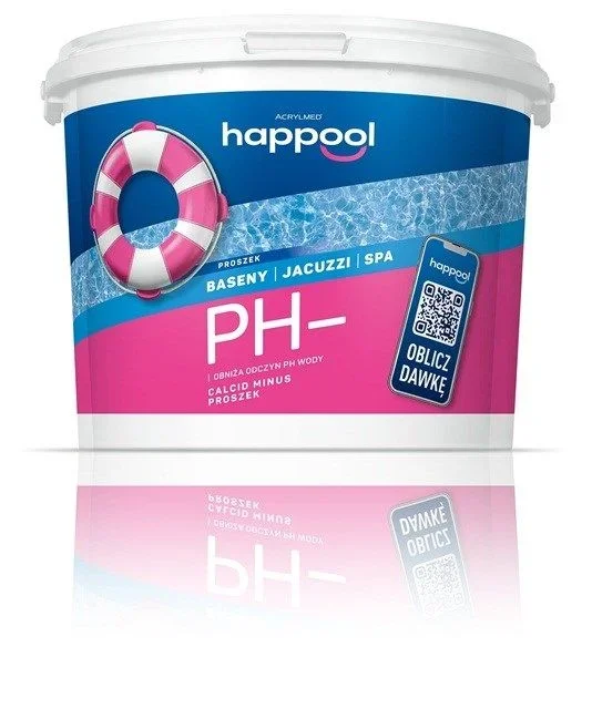 Acrylmed calcid minus polvo para reducir el nivel de ph del agua, 3 kg