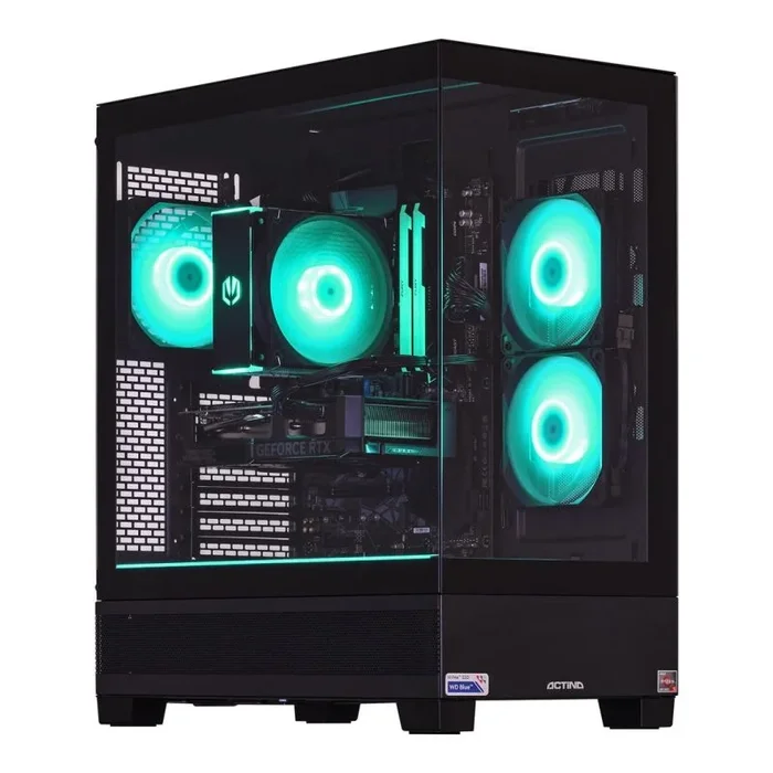 Actina 5901443383642 PC AMD Ryzen™ 5 5600X 32 GB DDR4-SDRAM 1 TB SSD NVIDIA GeForce RTX 4060 Midi Tower Negro