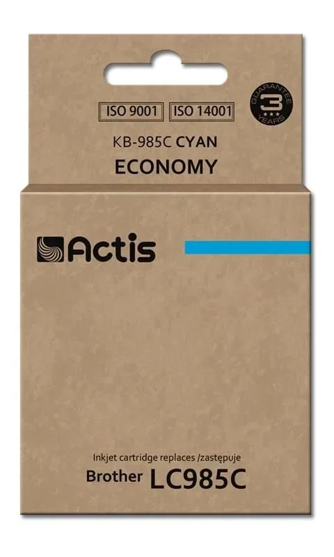 Actis Tinta KB-985C (repuesto Brother LC985C; Estándar; 19,5 ml; azul)