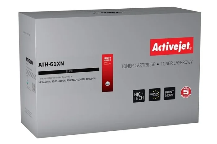 Activejet ATH-61XN cartucho de tóner 1 pieza(s) Compatible Negro