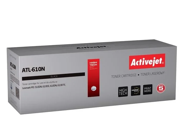 Activejet Cartucho de tóner ATL-502NX (repuesto Lexmark 502X/50F2X00; Supreme; 10000 páginas; negro)