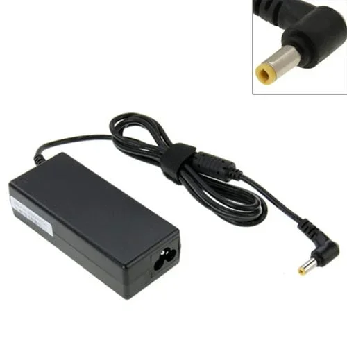 Adaptador de CA Mini Pa-1650-22 19V 3.42A para Portátil Lenovo Asus Acer Gateway Toshiba (Negro) Puntas 5,5mm x 2,5mm