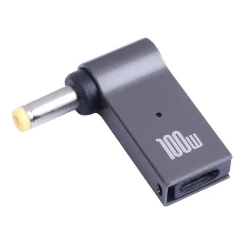 Adaptador de Carga 100W USB-C / Type-C Hembra a DC 4.8×1.7mm para Computadora