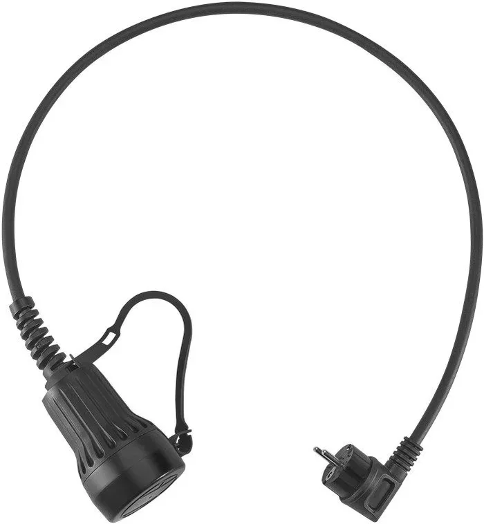 Adaptador de carga universal con enchufe con contacto de protección, hasta 2.3 kw, (5555923000) 10 a, cable adaptador para la estación de carga universal de lapp.