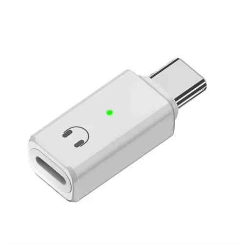 Adaptador Hembra 8 Pines a Macho Tipo C Conector Tarjeta Sonido Audio Hi-Fi (Blanco)