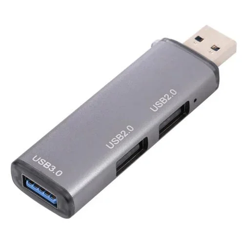 Adaptador Hub USB 3.0 con 3 Puertos USB 2.0 y USB 3.0