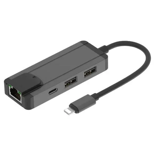 Adaptador USB 2.0 Onten 75002 8Pin a RJ45 (Verde Oscuro)