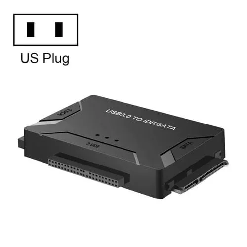 Adaptador USB 3.0 a SATA/IDE Easy Drive Cable de Transferencia para Disco Duro con Enchufe Tapón Estados Unidos