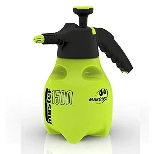 AEROSOL con gatillo (Marolex modelo Master Ergo 1500, de una capacidad de 1,5 litros para una presión de 4 Bars. Pulverización en todas las posiciones y aislamiento del mecanismo de los productos