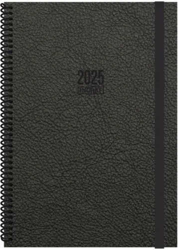 Agenda 2025 tokio dia/pagina 17×24 negro catalan ingraf 355525