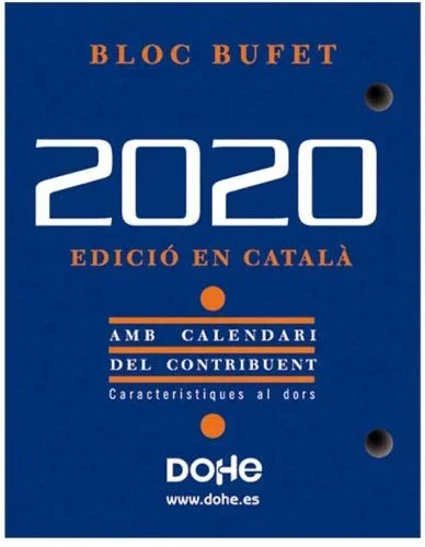 Agenda Anual Bloque Bufete en Catalán 2022- Organizador Semanal – Cada Día Una Página – Tamaño Bolsillo 8,5 x 11 cm – Planificador Mensual Portable – Dohe