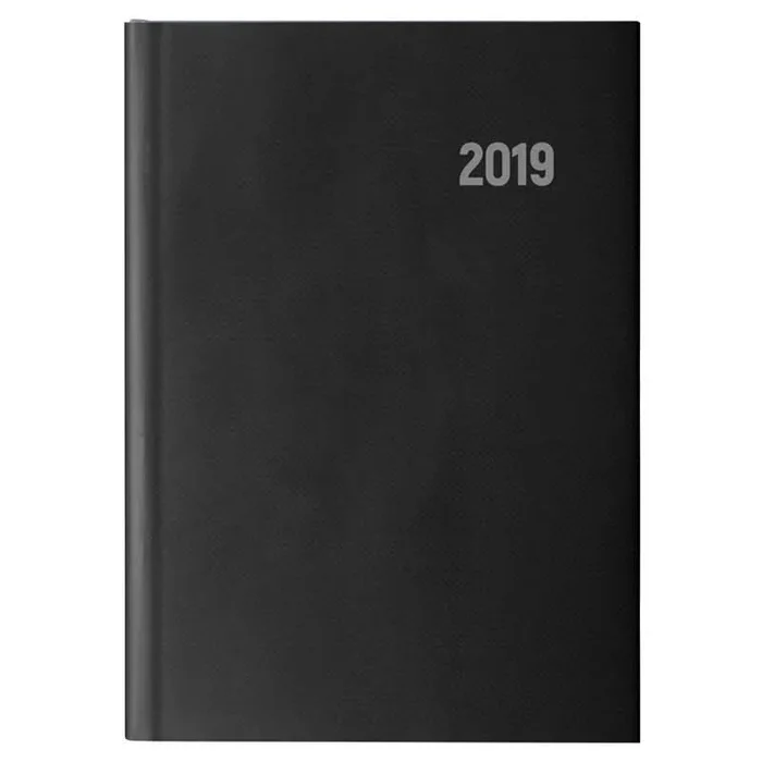 Agenda grafoplas – serie bretaña – color negro 15x21cm – dia por pagina de enero a diciembre 2019