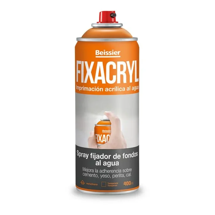Aguaplast 24949 Spray Fijador de Fondos Al Agua Fixacryl, Multicolor, 400 ml