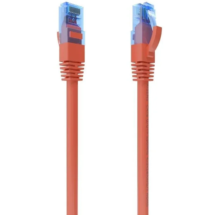 AISENS – A135-0791 – Cable de Red Latiguillo RJ45 Cat.6 UTP Awg26 CCA, Rojo, 2.0M