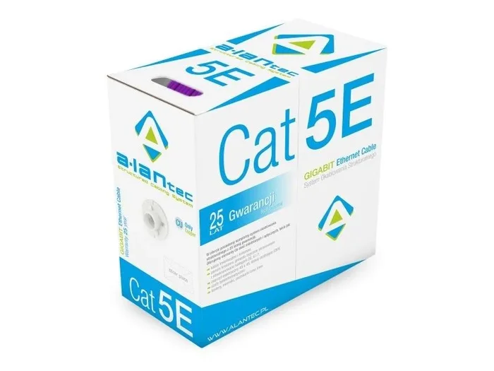 Alantec-kabel 4 pr 5e f/utp lsoh dca 305m fioletowy