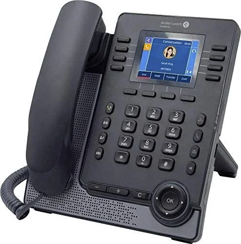 Alcatel-Lucent Enterprise M5 Myriad SIP Schnurgebundenes teléfono, VoIP PoE, contestador automático (Voz/versión Alemana), Freisp
