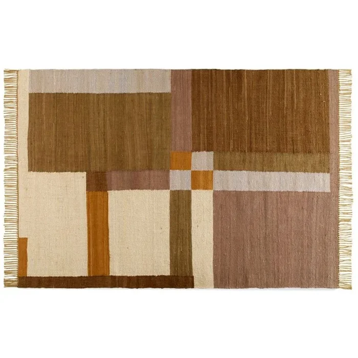 Alfombra alexandra house living marrón 210 x 150 x 1 cm