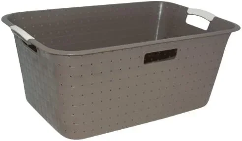 Allibert 207617 Nuance – Cesta para la Ropa (42 L, Polipropileno), Color marrón