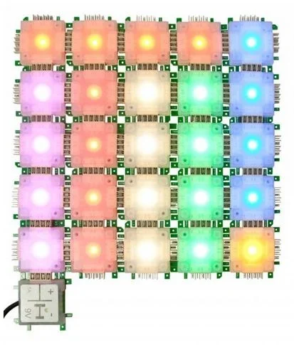 ALLNET 124344 lámpara LED Azul, Verde, Naranja, Rojo, Blanco cálido, Amarillo