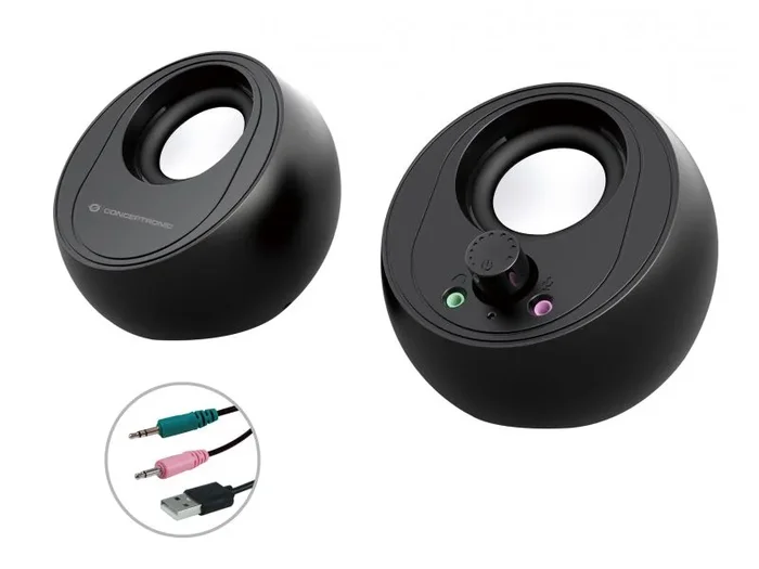 Altavoces Multimedia 2.0 Bluetooth Negros Conceptronic Bjorn01b