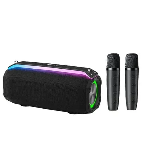 Altavoz Bluetooth Inalámbrico Inteligente Rixing Nr8809 TWS Portátil Micrófono Dual (Negro)