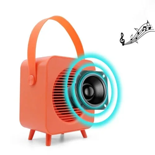 Altavoz Bluetooth Oneder V9 Fabric Portátil Tarjeta Subwoofer Mini Altavoz (Naranja)
