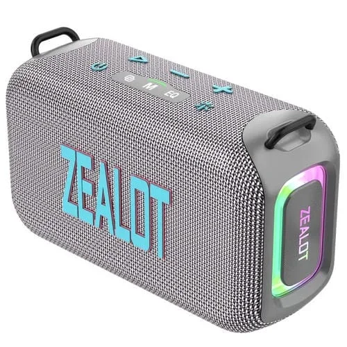 Altavoz Bluetooth Portátil Zealot S85 50 W Para Exteriores (Gris)