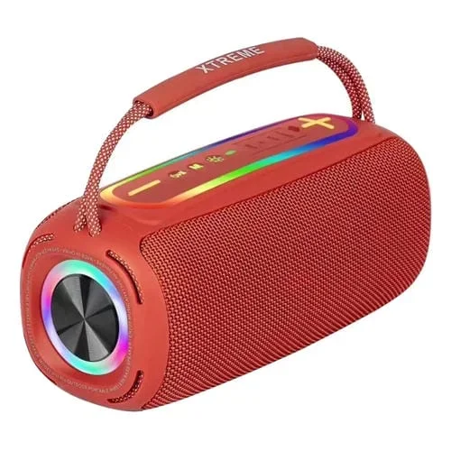 Altavoz Bluetooth T&G P11 Pro Estéreo 3D Portátil 20 W Luz Colorida RGB (Rojo)