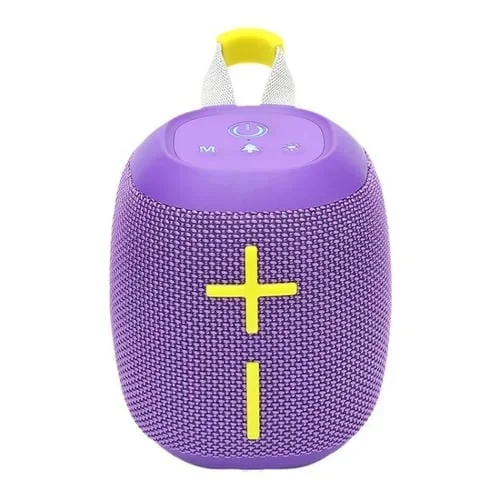 Altavoz Bluetooth T&G Tg-389 Inalámbrico Portátil Impermeable IPX5 Para Exteriores (Púrpura)