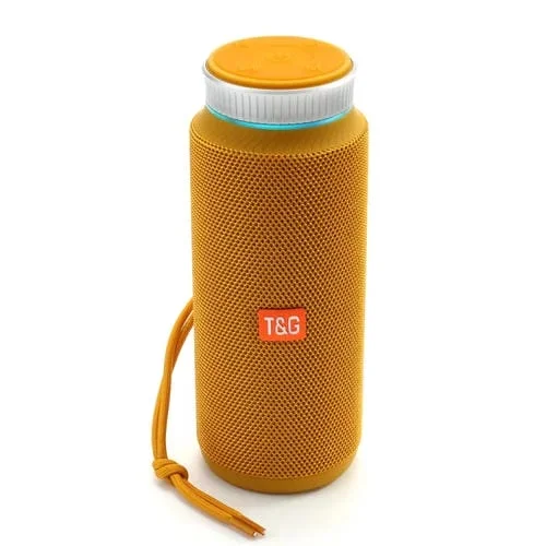 Altavoz Bluetooth T&G Tg326 Control Volumen Knob Outdoor (Gold)